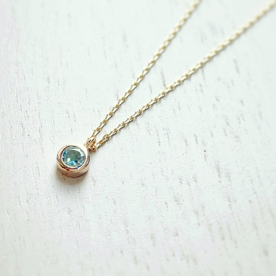 誕生石 Necklace - Round - /K10